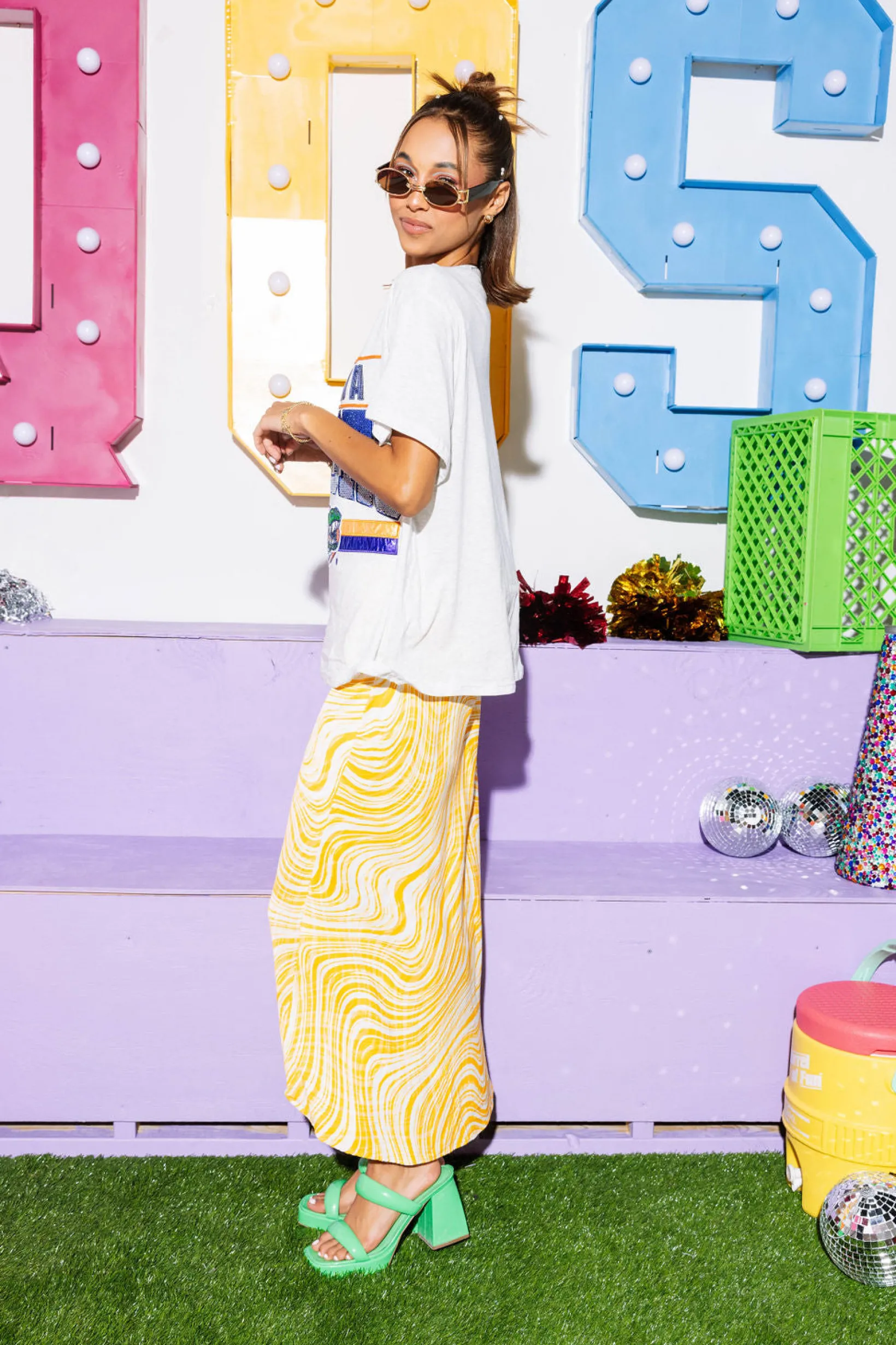 Licensed Grey 'Florida Gators' Vintage Tee