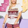 Licensed Grey 'Oklahoma Sooners' Vintage Tee
