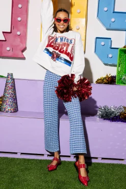 Licensed Grey 'Ole Miss Rebels' Vintage Sweatshirt