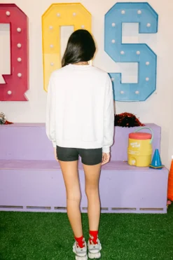 Licensed Grey Rhinestone 'Georgia Bulldogs' Vintage Sweatshirt