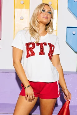 Licensed RTR Jeweled Letter Tee