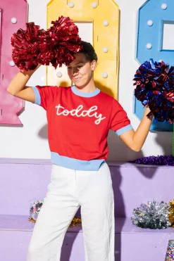 Licensed- "Toddy" Glitter Script Sweater