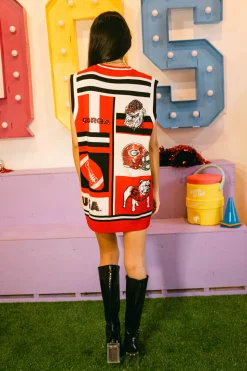 Licensed UGA Icon Sweater Tank Dress