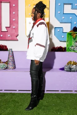 Licensed- White, Black & Red Texas Tech Raider Red Jersey Sweatshirt