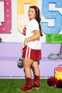 Licensed WPS Jeweled Letter Tee