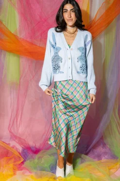 Light Blue Bunny Cardigan