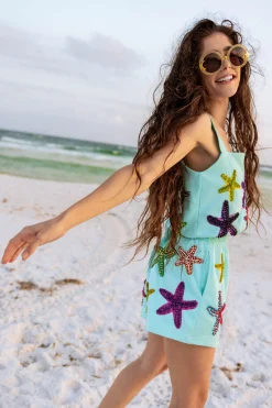 Light Blue Starfish Skort