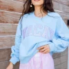 Light Blue 'Vacay' Sweatshirt