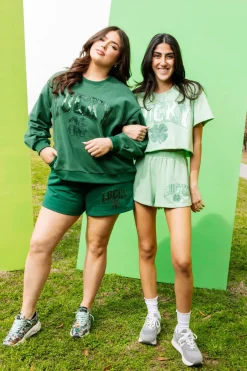 Light Green 'Lucky' Short