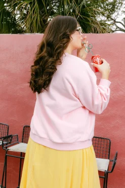 Light Pink Butterfly & Coca-Cola® Can Sweatshirt