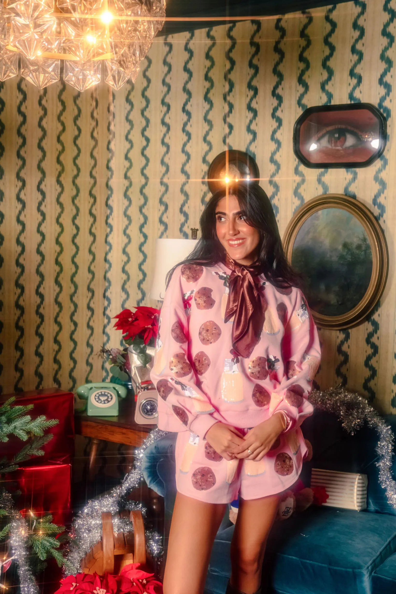 Light Pink Milk & Cookies Shorts