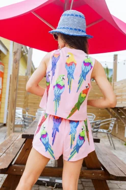 Light Pink Parrot Short