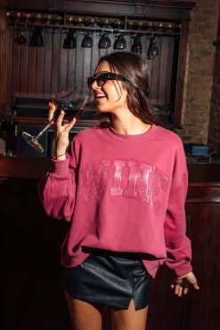 Maroon Wine Sweatshirt