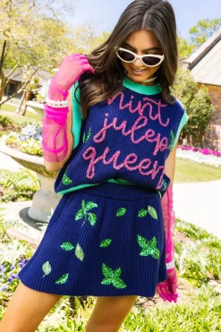 Mint Julep Queen Sweater Vest