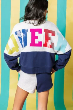 Mississippi Queen Colorblock Sweatshirt