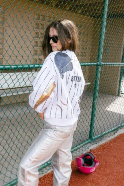 Navy Batter Up Queen Sweatshirt