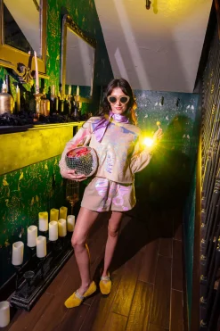 Nude Multi Skeleton Short