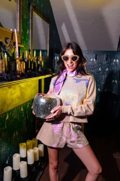 Nude Multi Skeleton Short