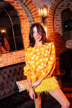 Orange Candy Corn Sweatshirt