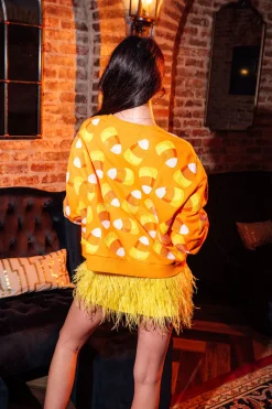 Orange Candy Corn Sweatshirt