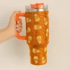 Orange Candy Corn Tumbler