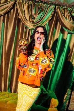 Orange Queen of Candy Sweatshirt