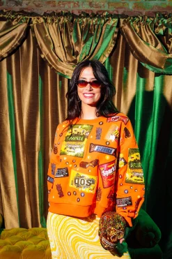 Orange Queen of Candy Sweatshirt