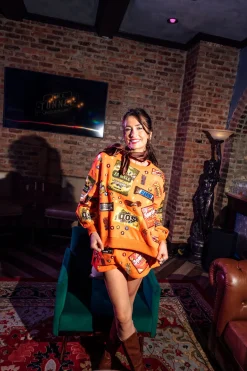 Orange Queen of Candy Sweatshirt