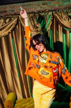 Orange Queen of Candy Sweatshirt