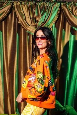 Orange Queen of Candy Sweatshirt