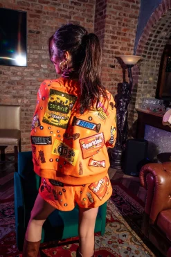 Orange Queen of Candy Sweatshirt