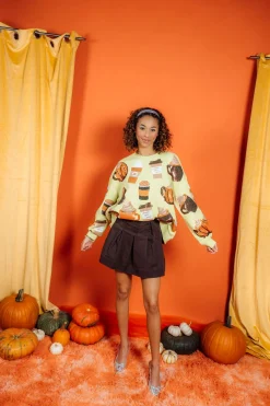 Pale Green Pumpkin Spice Queen Sweatshirt