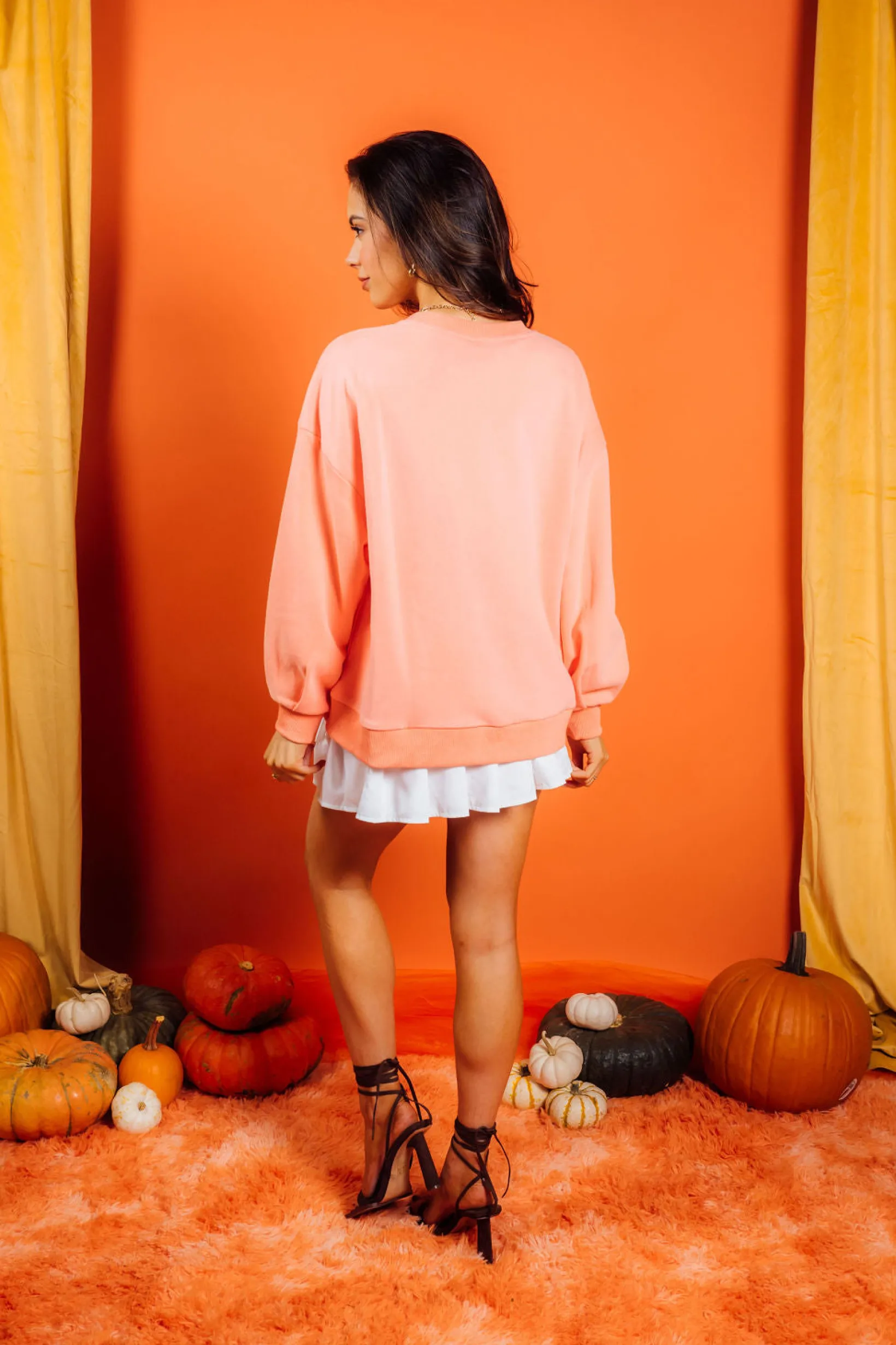 Peach Big Turkey Sweatshirt