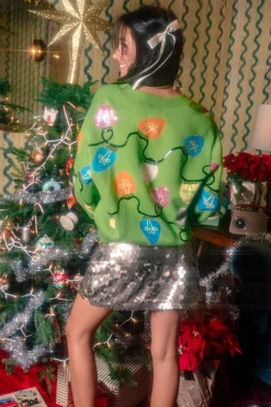 Pewter Paillette Sequin Skirt