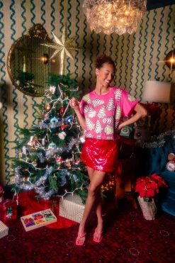 Pink Little Debbie Trees Tee