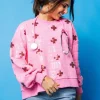 Pink 'Nurse' All Over Sweatshirt