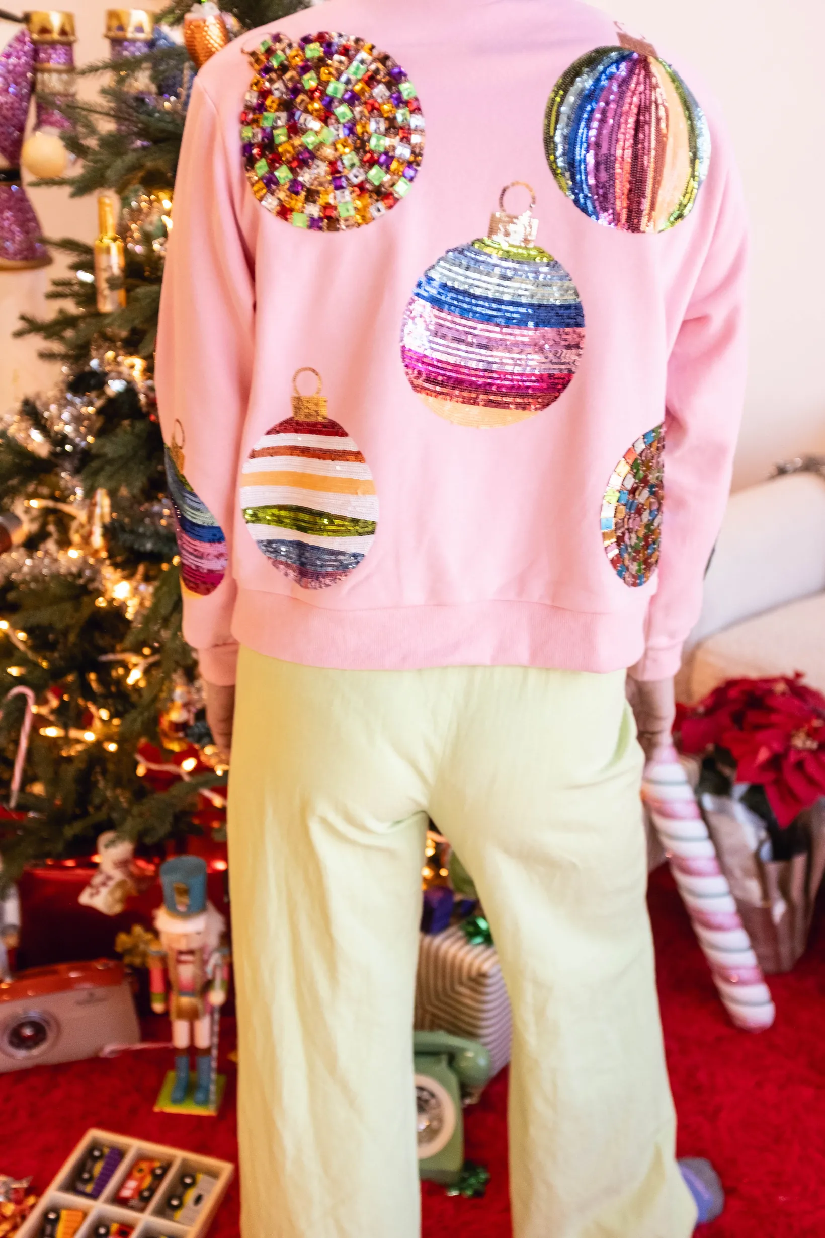 Pink Ornament Sweatshirt