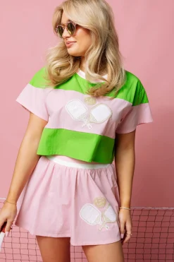 Pink Pickle Ball Active Skort