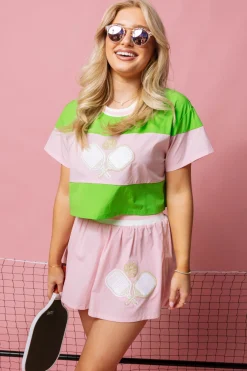 Pink Pickle Ball Active Skort