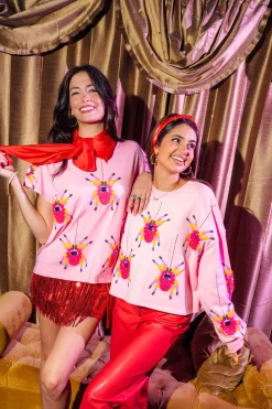 Pink Scattered Spider Tee