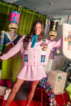 Pink Shard Sequin Skirt