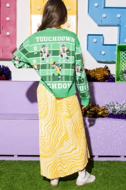 Purple & Gold Touchdown Cardigan