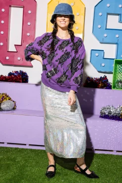 Purple Crawling Horned Frogs Sweatshirt