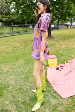 Purple Instrument Romper