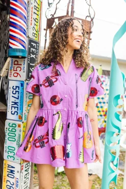 Purple Instrument Romper