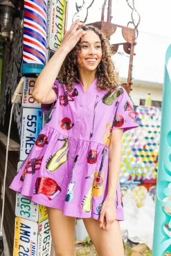 Purple Instrument Romper