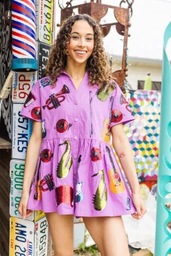 Purple Instrument Romper