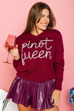 Purple Leather Swing Shorts