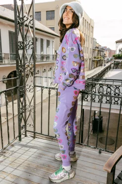 Purple Mardi Gras Sunglass Jogger