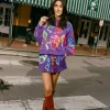 Purple Multi Mardi Gras Mask Sweatshirt